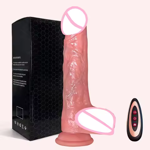 Realistic Vibrator 7 Adjustable Vibration Silicone Material Stimulates G-Spot Anal Wireless Remote C