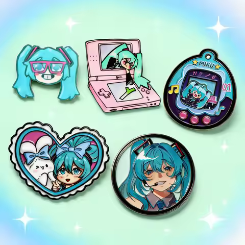 【 Bestie's same style 】 Miku Fairy Tale Wonderland Enamel Pin