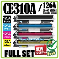 Compatible to H* 126A laserjet pro CP1025 CP1025nw 100 color MFP M175a M175nw M275nw CE310A H*126A