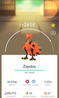 Pokemon Go 伽勒爾雷鳥 閃電鳥 Galarian Zapdos 寵物小精靈