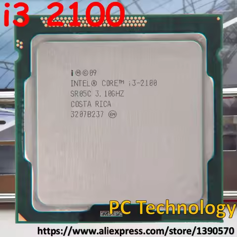 Original Intel i3-2100 i3 2100 CPU Processor 3.1GHz /3MB/Dual Core /Socket 1155/ Free shipping ship 