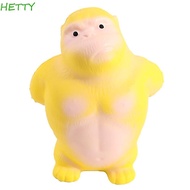 HETTY Squeeze Vent Gorilla, Orangutan Yellow Squeezing Monkey Toys, Creative Elastic Stretch Creativ