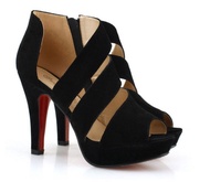 พร้อมส่งจากไทยZASHION รองเท้าแฟชั่นส้นสูงผู้หญิง   Elegant Premium Women High Heels Ankle Heels