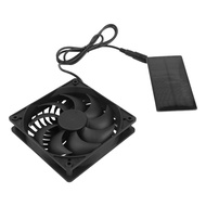 LUSH. Ready Stock Solar Powered Fan with DC Solar Outdoor Powered Camping Fan Solar Panel Fan Kit