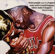 Michael Jordan - Keetatat Famous Popart - THAILAND - 泰國 - 掛畫 - 現貨📦Perfect Gift 🎁 ⭐️ S Size
