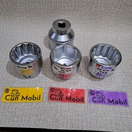 55 mm socket wrench, 3/ 4 inch in large handle