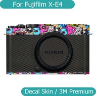 For Fujifilm X-E4 Decal Skin Vinyl Wrap Film Camera Body Protective Sticker Protector Coat For FUJI 