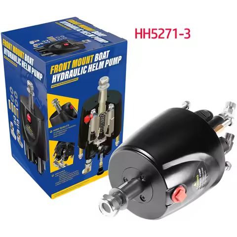 HH5271-3 Hydraulic Steering Helm Pump – 1.7 cu in Front Mount Replacement for Seastar Helm, Up to 30