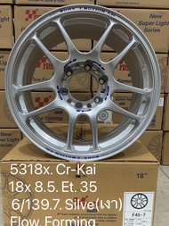 (4วง) ล้อแม็กซ์ CR-KAI F45-7/F45-1 ขอบ18 กว้าง8.5นิ้ว 6รู139.7ออฟ35