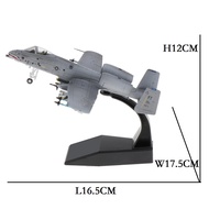 Dolity 1:100 A-10เครื่องบินโจมตีเครื่องบินรบโจมตีโมเดลตั้งโชว์-โลหะมินิเครื่องบินทหารพร้อมขาตั้ง
