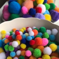 Multicolour Pom Pom balls for art and craft