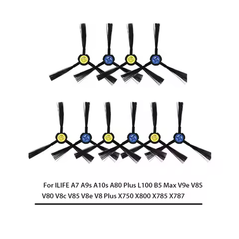 Side Brush For ILIFE A7 A9s A10s A80 Plus L100 B5 Max V9e V8S V80 V8c V85 V8e V8 Plus X750 X800 X785