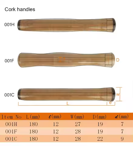 Aventik DIY Fly Rod Cork Handle Grip – Super AAAA Grade Ultra Lightweight Cork, Wood Reel Seat, Rod