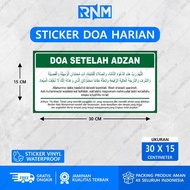 PRAYER STICKER AFTER ADZAN 30 X 15 CM