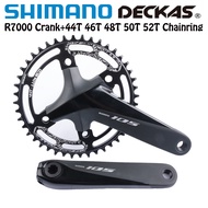 Shimano 105 R7000 Ultegra R8000 Crank With Deckas 110BCD Chainring 4 Claws 36T 38T 40T 42T 44T 46T 48T 50T 52T 110s BCD Road Bicycle Crankset For Road Bike
