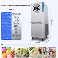 Donper Hard Ice Cream Maker Commercial Gelato Italian Street Vendor Automatic Scoop Ice Cream Machin