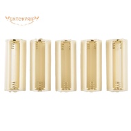Flashlight Cylindrical 3 x AAA Battery Plastic Holder Box 5Pcs