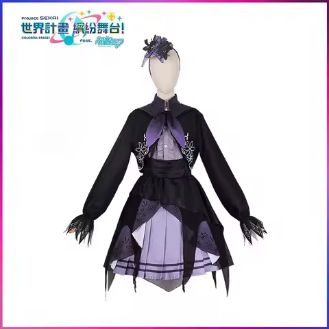 Game Asahina Mafuyu Cosplay Project Sekai Cosplay Costumes Asahina Mafuyu Lolita Suits Dress Wig Hal