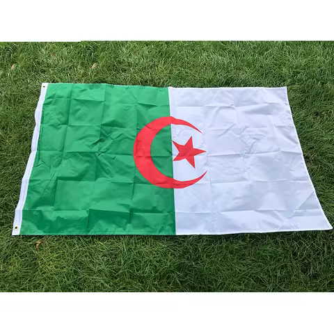 Algeria Flag 90x150cm Hanging Polyester High Quality ALG Algeria flag National Flag Banner Office Ac