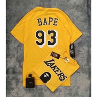 Bape lakers t-shirt