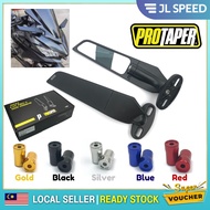 PROTAPER UNIVERSAL SIDE MIRROR WINGLET CNC CARBON ADJUSTABLE KAWASAKI NINJA 250 300 400 650 R15 R25 