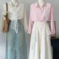 Emily Coquette Shirt + Imported Scarf