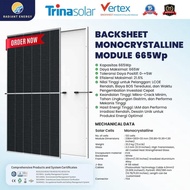 PANEL SURYA TRINA SOLAR 550WP 575WP 665WP MONOCRYSTALINE PERC HALF CELL MBB HIGH POWER