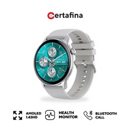 Certafina NFC Access 1.43 Inch AMOLED HK85 Smart Watch Sports World Clock Calculator Bluetooth Call 
