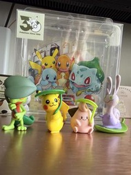 Pokemon 扭蛋寶可夢（比卡超/木守宮/皮寶寶/黏美龍）