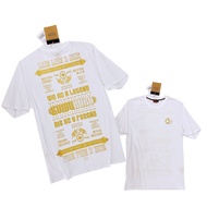 100% Original Quality Premium 1:1 Ready Stock EVISU Gold Highlight Logo  Tshirt Men Women