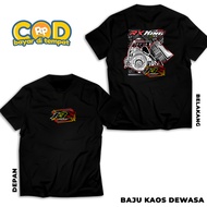 SINFASHION87 - KAOS 135 CC JET DARAT MERAH - RACING HELL - KAOS MOTOR KEKINIAN - TSHIRT KEREN - BAJU