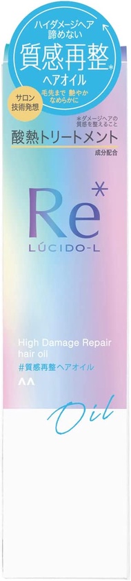 Mandom LUCIDO-L #Texture 修復護髮油，免洗，酸性熱處理，適合柔軟秀發，90ml