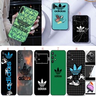 Samsung A6 A7 A8 A9 A6 Plus A8 Plus 2018 adidas logo Soft black phone case