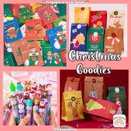 [LOCAL STOCK]Christmas Gift Idea Xmas Themed Stationery Notebook Pen Gift Bag Stickers Christmas Goodie Xmas Gift Idea