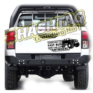 4x4 sticker hilux trition navara fordranger dmax
