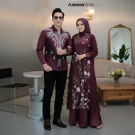 IS Azkana Batik Gamis Lebaran 2026 Latest Gamis Model Sarimbit Gamis Brocade Couple Modern Teenagers