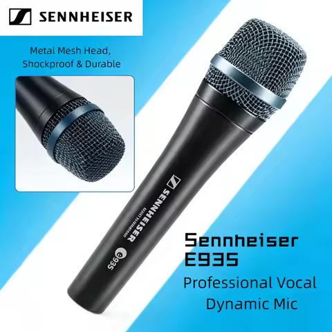Sennheiser E935 Professional Cardioid Dynamic Microphone Handheld Wired Vocal Mic for Stage Live Sin