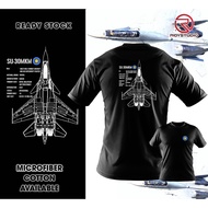 Baju air force  Malaysia  Sukhoi Su-30MKM plan side special force T Shirt Unisex Tee DOA/doa cotton 