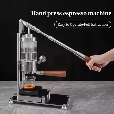 ITOP CMM01A Manual Lever Espresso Machine Hand Press Espresso Machine 58mm 304 Stainless Steel