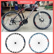 Bicycle Wheel Rims Stickers Weatherproof Bike Wheel Decal Rims Reflective Sticker for 26-27.5 inch Rims 32 x 8 cm (Unfold) SHOPSKC2775