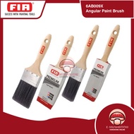 FIA Premium Wooden Handle Angular Synthetic Paint Brush 1½" (1015) / 2" (1020)