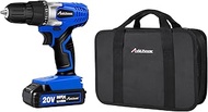 AVID POWER 20V MAX Lithium lon Cordless Drill Set with Battery and Charger, 3/8-Inch Keyless Chuck, 
