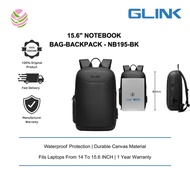 GLINK (NB195-BLACK)-15.6 INCH NOTEBOOK BAG-BACKPACK Support Up To 15.6 " (Business Travel)