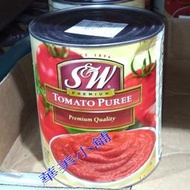 S&amp;W TOMATO PUREE蕃茄糊10號3公斤/桶 壹桶價