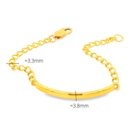 FA6 Top Cash Jewellery 916 Gold Line Bar Bracelet