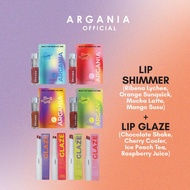 ARGANIA MEGA COMBO 2 4 LIP SHIMMER 4 LIPMATTE lip stick lip gloss lip serum