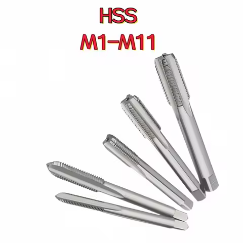 HSS Right Hand tap M2 M3 M4 M6 M7 M8 M9 M10 M11 X0.5 X0.75 X1 X1.25 X1.5 X1.75 VAYABOOG Metric Threa