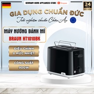 Braun HT1010BK 900W Toaster | Grilled Evenly on 2 Sides | Smart Temperature Adjustment | GENUINE GEN