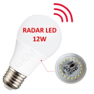 12W led light bulb with radar sensor, super sensitive radar wave sensor, effective energy saving