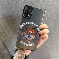 Case For OPPO A74 A95 F19s F19 Pro A94 Reno 5F 5 Lite 6 Tiger Transparent Pattern Wrap